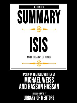 cover image of Extended Summary of Isis--Inside the Army of Terror